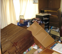 災害時、家具は危険なものと化する