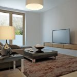 シンプルかつナチュラルなテレビボードの素材と配色