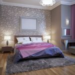 アクセントクロスでコントラストを効かせたスタイリッシュな寝室の作り方１